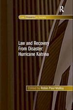 Law and Recovery From Disaster: Hurricane Katrina