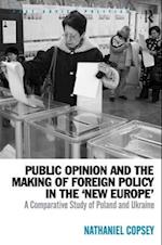 Public Opinion and the Making of Foreign Policy in the 'New Europe'