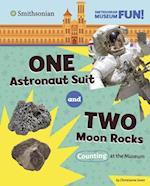 One Astronaut Suit and Two Moon Rocks