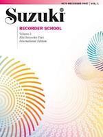 Suzuki Recorder School (Alto Recorder), Vol 1