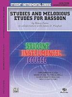 Student Instrumental Course Studies and Melodious Etudes for Bassoon