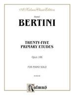 Twenty-Five Primary Etudes, Op. 166