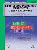 Student Instrumental Course Studies and Melodious Etudes for Tenor Saxophone