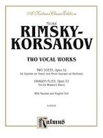 Two Vocal Works, Op. 52, 53