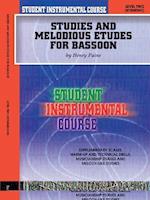 Student Instrumental Course Studies and Melodious Etudes for Bassoon