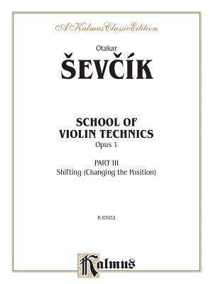 School of Violin Technics, Op. 1, Vol 3