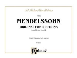 Original Compositions, Op. 83a & Op. 98