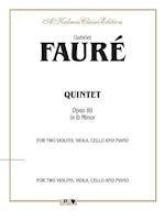 Quintet in D Minor, Op. 89