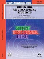 Student Instrumental Course Duets for Alto Saxophone Students