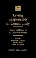 Living Responsibly in Community