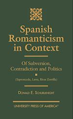 Spanish Romanticism in Context