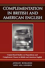 Complementation in British and American English