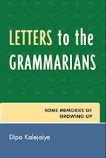 Letters to the Grammarians