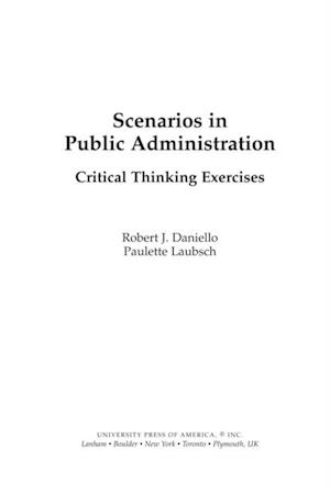 Scenarios in Public Administration