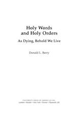 Holy Words and Holy Orders