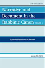 Narrative and Document in the Rabbinic Canon