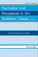 Narrative and Document in the Rabbinic Canon