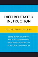 DIFFERENTIATED INSTRUCTION