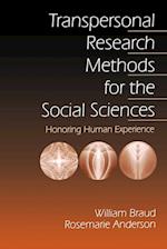 Transpersonal Research Methods for the Social Sciences