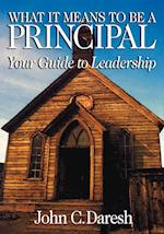 What It Means to Be a Principal