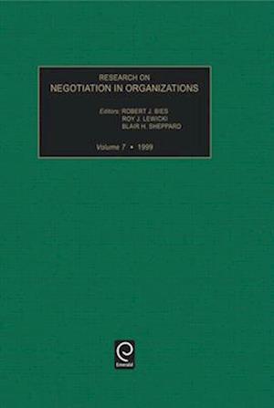 Research on Negotiation in Organizations