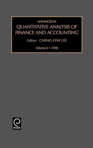 Advances in Quantitative Analysis of Finance and Accounting