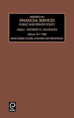 Research in Financial Services Private and Public Policy Volume 10research in Financial Services (Rfse)