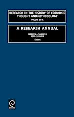 Research in the History of Economic Thought and Methodology, Volume 19a