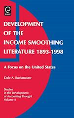 Development of the Income Smoothing Literature 1893-1998