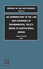 Introduction to the Law and Economics of Environmental Policy