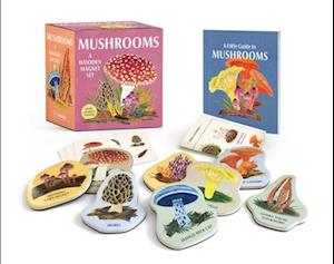 Mushrooms: A Wooden Magnet Set