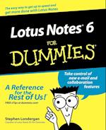 Lotus Notes 6 For Dummies