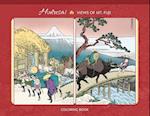 Hokusai 100 Views of Mt Fuji Adult Colouring Book