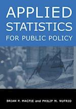 Applied Statistics for Public Policy