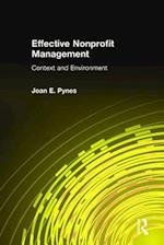 Effective Nonprofit Management
