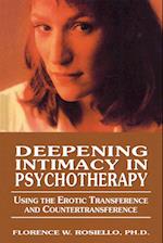 Deepening Intimacy in Psychotherapy