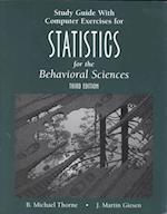 Study Guide T/A Stat for Behavioral Science