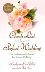 Check List for a Perfect Wedding, 6th Edition