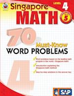 70 Must-Know Word Problems, Grade 5