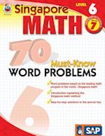 70 Must-Know Word Problems, Grade 7