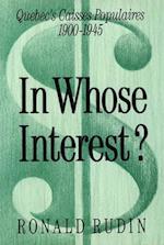 In Whose Interest?