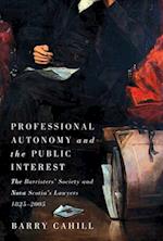 Professional Autonomy and the Public Interest