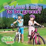 What Does It Mean to Go Green?