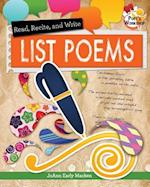 Read, Recite, and Write List Poems