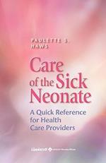 Care of the Sick Neonate