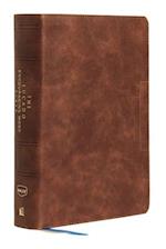 NKJV, Lucado Encouraging Word Bible, Leathersoft, Brown, Thumb Indexed, Comfort Print