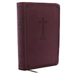 KJV, Reference Bible, Personal Size Giant Print, Imitation Leather, Burgundy, Red Letter Edition