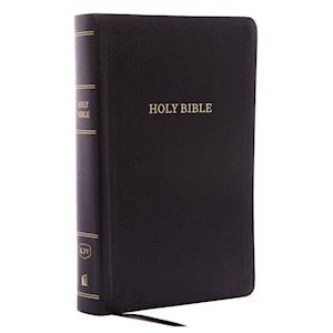 KJV, Reference Bible, Personal Size Giant Print, Bonded Leather, Black, Indexed, Red Letter Edition