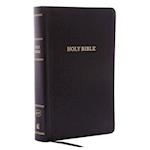 KJV Holy Bible: Personal Size Giant Print with 43,000 Cross References, Black Bonded Leather, Red Letter, Comfort Print (Thumb Indexed): King James Version