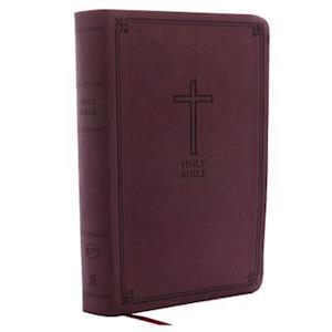 KJV, Reference Bible, Personal Size Giant Print, Imitation Leather, Burgundy, Indexed, Red Letter Edition